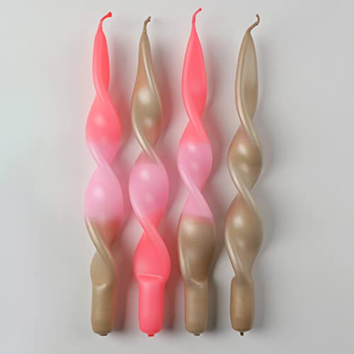 MADAM ERLE - 4er-Set dip dye Kerzen | CURLY AMINA | handgetauchte Sommerkerzen | tolles Geschenk statt Blumen | MADAM ERLE - 4er-Set dip dye Kerzen | CURLY AMINA | handgetauchte Sommerkerzen | tolles Geschenk statt Blumen | von Madam ERLE