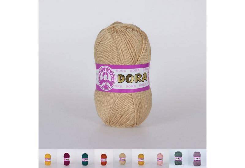 Madame Tricote Paris Ören Bayan Dora Strickwolle Häkelwolle, 250,00 m (Packung, 5x100g), 100% Acryl, 5 x 100g, 250 Meter pro 100g Knäul von Madame Tricote Paris Ören Bayan