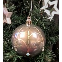 Unikat, Graue Perle, Weihnachtsbaumschmuck Unikat, Graue Perle, Weihnachtsbaumschmuck von MadameMagpieByBea