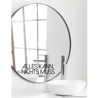 Spruch Aufkleber Für Spiegel Wand Badezimmer "Alles Kann, Nichts Muss" 55 - Verschiedene Größen Und Farben von MadamePlott