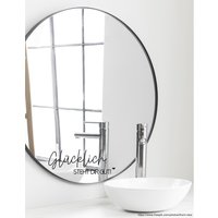 Spruch Aufkleber Für Spiegel Wand Badezimmer "Glücklich Steht Dir Gut" 06 - Verschiedene Größen Und Farben Spruch Aufkleber Für Spiegel Wand Badezimmer "Glücklich Steht Dir Gut" 06 - Verschiedene Größen Und Farben von MadamePlott