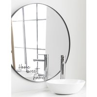 Spruch Aufkleber Für Spiegel Wand Badezimmer "Home Sweet Home" 03 - Verschiedene Größen Und Farben von MadamePlott