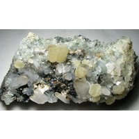 Atemberaubend Sehr Interessanter Calcit Mit Sphalerit Und Quarz, Madan, Bulgarien, Top Zustand, Cluster, Energie Kristall, N2787 von Madanminerals