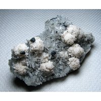 Attraktiver Calcit Auf Quarz Aus Der Berühmten 9. September Mine, Madan, Bulgarien, Mineral, Naturkristall, Top Zustand, N2082 von Madanminerals