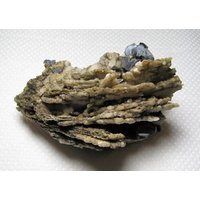 Attraktiver Calcit Mit Galena Aus Der Berühmten 9. September Mine, Madan, Bulgarien, Natürlicher Kristall, Top Zustand, N2032 von Madanminerals