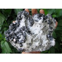 Hervorragender Sphalerit Mit Galena Und Quarz Aus Der Berühmten Mine Vom 9. September, Madan, Bulgarien, Mineral, Natürlicher Kristall, N2209 von Madanminerals