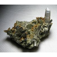 Schöner Bergkristall Mit Siderit, Madan, Bulgarien, Naturkristall, Top Zustand, N2919 von Madanminerals