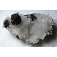 Sehr Seltener Und Interessanter Dolomit Auf Quarz Galena, Madan, Bulgarien, Natürlicher Kristall, Top Zustand, N2567 von Madanminerals