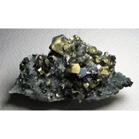 Tolle Kombination Von Chalcopyrit Mit Galena, Sphalerit Und Quarz, Madan, Bulgarien, Mineral, Natürlicher Kristall, N1830 von Madanminerals