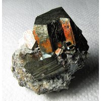 Toller Pyrit Mit Eisenoxid Aus Der Berühmten 9. September Mine, Madan, Bulgarien, Natur Kristall, Top Zustand, N2914 von Madanminerals