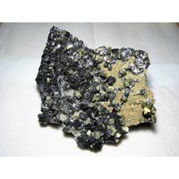 Tolles Chalcopyrit Mit Sphalerit, Galena Und Quarz, Madan, Bulgarien, Mineral, Naturkristall, N3637 von Madanminerals