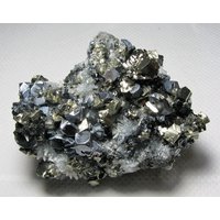 Wunderschöne Galena Mit Pyrit, Sphalerit, Chalcopyrit Und Quarz, Madan, Bulgarien, Natürlicher Kristall, Top Zustand, N2906 von Madanminerals