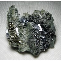 Wunderschöne Galena Mit Pyrit Und Quarz, Madan, Bulgarien, Natürlicher Kristall, Top Zustand, N1863 von Madanminerals