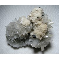 Wunderschöner Calcit Auf Quarz Aus Der Berühmten 9. September Mine, Madan, Bulgarien, Kristall, Mineral, Natürlicher Top Zustand, N2290 von Madanminerals