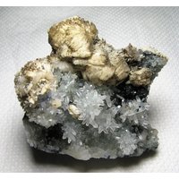 Wunderschöner Calcit Mit Quarz Und Sphalerit, Bulgarien, Mineral, Natürlicher Kristall, Wohnkultur, Cluster, Geschenk, N2257 von Madanminerals