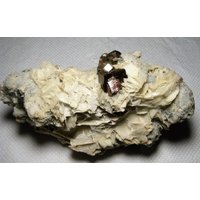 Wunderschöner Irisierender Pyrit Mit Calcit Und Quarz Aus Der Berühmten 9. September Mine, Bulgarien, Natur Kristall, Wohnkultur, N2332 von Madanminerals