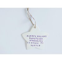 Immer Glauben Inspirierendes Leben Zitat Sternzeichen Empowering Verzierung Achtsamkeit Wanddeko Wohnkultur Bedeutung Geschenkidee Für Freunde von MaddisonGifts