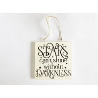 sterne Inspirierendes Leben Zitat Wandschild Ermächtigen Achtsamkeit Positives Zeichen Wohnkultur Motivierende Sinnvolle Geschenkidee Für Familie von MaddisonGifts