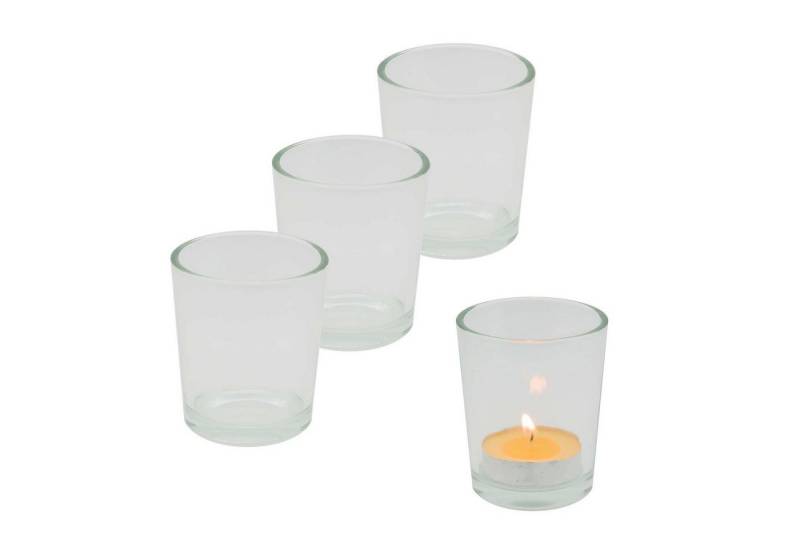 maDDma Teelichthalter 4 Stk. Teelichthalter aus Glas Variantenwahl, D 45 mm H 65 mm maDDma Teelichthalter 4 Stk. Teelichthalter aus Glas Variantenwahl, D 45 mm H 65 mm von maDDma