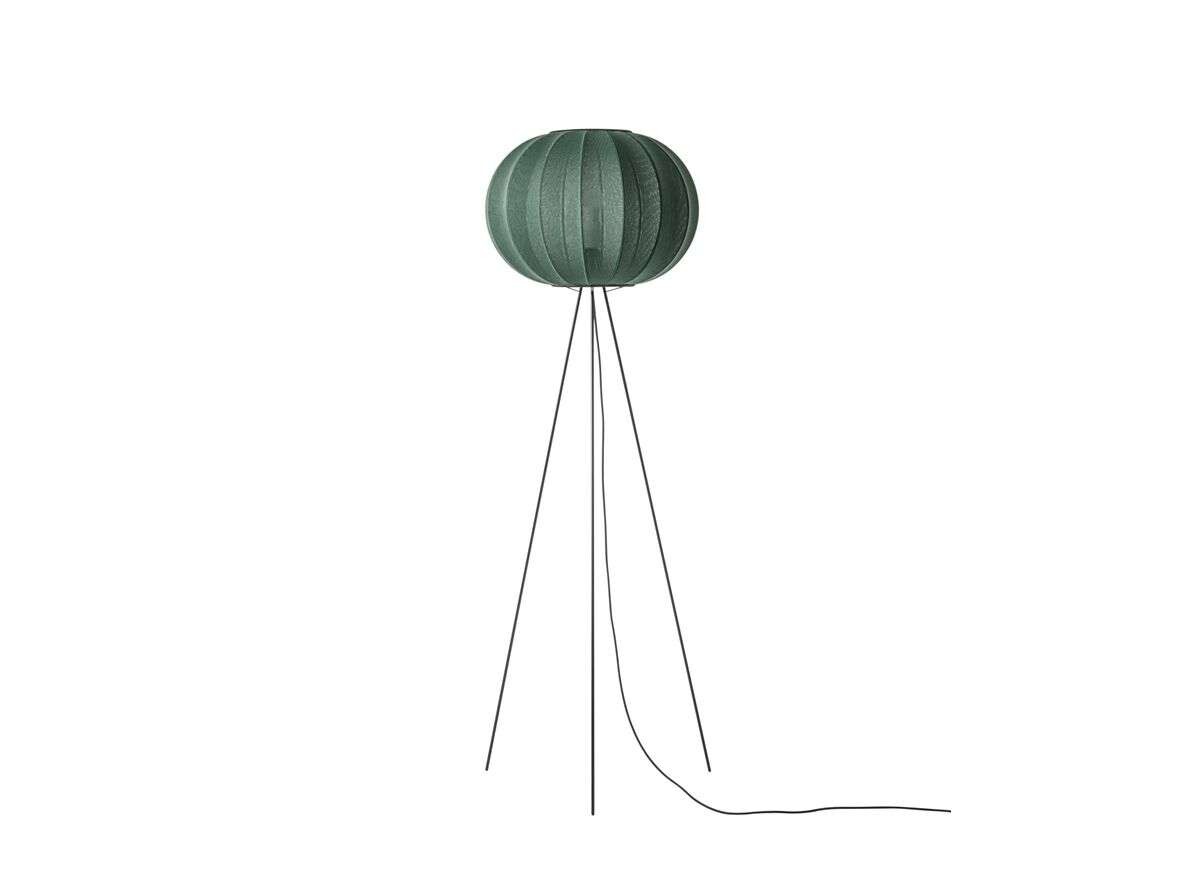 Made By Hand - Knit-Wit 45 Round Stehleuchte Hoch Tweed Green von Made By Hand