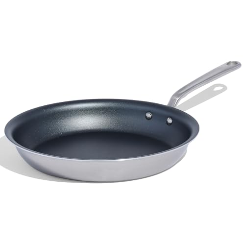 Made In Cookware – 12" Antihaft-Bratpfanne (Graphit) – 5-lagige, Antihaftbeschichtete Edelstahlpfanne – Professionelles Kochgeschirr – Induktionskompatibel von Made In