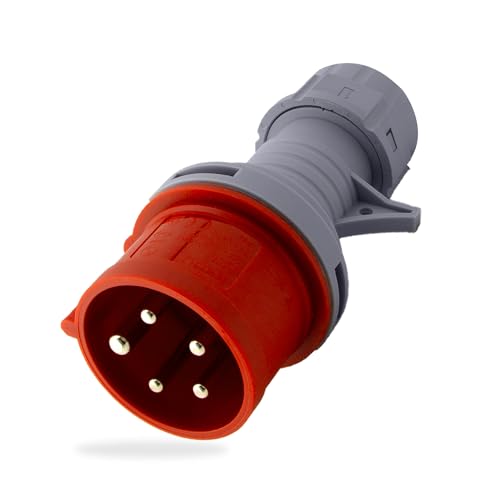 CEE-Stecker 3P+N+E 400V 16A mit Phasenwender von Made in China