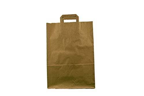 Papiertragetasche 32+17x44cm braun Größe 25 Stück Papiertragetasche 32+17x44cm braun Größe 25 Stück von Made in EU