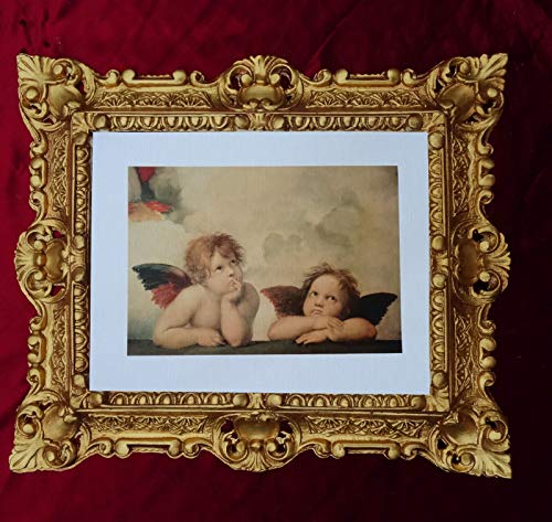 Bild Die Engel der Sixtina Sixtinische Madonna Raffaels Engel Raffaello 45x38cm 48B von Made in Italy