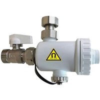 Magnetischer Schmutzabscheider unter dem Kessel aus ABS mit Ø3/4"-AnschlussTECOM DFG200 3/4" von Made in Italy