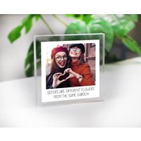 Schwester Personalisierte Polaroid Fotoblock | Geburtstagsgeschenk Freistehender Bildplakette Beste Freunde| Geschenk Für Sie Schwester Personalisierte Polaroid Fotoblock | Geburtstagsgeschenk Freistehender Bildplakette Beste Freunde| Geschenk Für Sie von Made2PerfectionShop