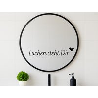 Spiegelaufkleber Mit Spruch, Aufkleber Für Positive Energie Und Motivation Oder Als Wandtatto Im Badezimmer Gute Laune Spiegelaufkleber Mit Spruch, Aufkleber Für Positive Energie Und Motivation Oder Als Wandtatto Im Badezimmer Gute Laune von Made2Wish