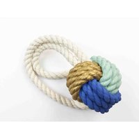 Gold, Seafoam & Blau Handgemalter Affenfaustknoten Gold, Seafoam & Blau Handgemalter Affenfaustknoten von MadeByCassandraSmith