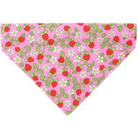 "Bandana Für Katzen - ""Wild Strawberry Pink"" Liberty Of London® Beeren-Bandana Katze + Kleiner Hund/Frühling, Sommer Bandana Zum Hineinschieben." von MadeByCleo