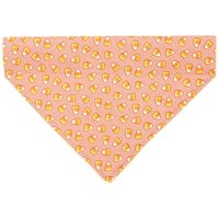 Halloween Katzen Bandana - "Sweet Tooth" Pinkes Candy Corn Für Katze + Kleiner Hund/Mädchen Katze, Slide-On Over-The-Collar von MadeByCleo