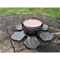 Eisen Blume Geformter Kerzenhalter Für Teelicht. Metall Halter Teelicht Kerze. Schneeflocke Kerzenhalter von MadeByHandAndSmile
