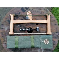 Tragbare Bushcraft-Bucksäge Für Überleben Und Camping - Leichte Klappsäge Outdoor-Abenteuer, Holzbearbeitung Wanderausrüstung von MadeByMazur