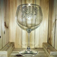 Gin Und Bär, Die Es Geätzt Ballon Glas von MadeByMiniMoo