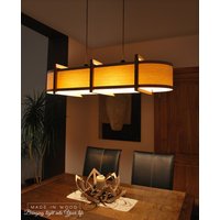Küchen Beleuchtung Deckenlampe Pendelleuchte Leuchte Bar Billardtisch Holzlampe Aus Eiche Und Esche von MadeInWoodLv
