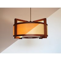 Natürliche Deckenlampe Aus Holz Von Hoher Qualität von MadeInWoodLv