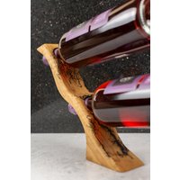 Olivenholz Weinständer | Handgefertigter Weinflaschenhalter von MadeOfOliveWood