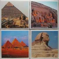 Berühmte Orte - 10 X cm Keramik Fliesen Untersetzer | 4Er Set Trinkuntersetzer Tassenuntersetzer Steinuntersetzer Keramikuntersetzer Marmor von MadePerfectCoasters