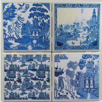 Fliesen Untersetzer - Blue Willow 4Er Set | 2 Sets Kaufen 1 Kostenlos Erhalten Untersetzer Set, Keramik, Personalisiert, Marmor Fliesen Untersetzer - Blue Willow 4Er Set | 2 Sets Kaufen 1 Kostenlos Erhalten Untersetzer Set, Keramik, Personalisiert, Marmor von MadePerfectCoasters