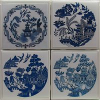 Fliesen Untersetzer - Blue Willow 4Er Set | 2 Sets Kaufen 1 Kostenlos Erhalten Untersetzer Set, Keramik, Personalisiert, Marmor Fliesen Untersetzer - Blue Willow 4Er Set | 2 Sets Kaufen 1 Kostenlos Erhalten Untersetzer Set, Keramik, Personalisiert, Marmor von MadePerfectCoasters