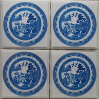 Fliesen Untersetzer - Blue Willow 4Er Set | 2 Sets Kaufen 1 Kostenlos Erhalten Untersetzer Set, Keramik, Personalisiert, Marmor Fliesen Untersetzer - Blue Willow 4Er Set | 2 Sets Kaufen 1 Kostenlos Erhalten Untersetzer Set, Keramik, Personalisiert, Marmor von MadePerfectCoasters