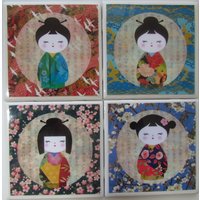 Fliesen Untersetzer - Kokeshi Design 4Er Set | 2 Sets Kaufen 1 Kostenlos Erhalten Untersetzer Set, Keramik, Personalisiert, Untersetzer, Marmor Fliesen Untersetzer - Kokeshi Design 4Er Set | 2 Sets Kaufen 1 Kostenlos Erhalten Untersetzer Set, Keramik, Personalisiert, Untersetzer, Marmor von MadePerfectCoasters