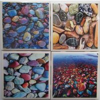 Fliesenuntersetzer - Felsen 4Er Set | 2 Sets Kaufen 1 Kostenlos Erhalten Untersetzer Set, Keramik, Personalisiert, Untersetzer, Marmor von MadePerfectCoasters