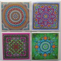 Fliesenuntersetzer - Marokkaner 4Er Set | 2 Sets Kaufen 1 Kostenlos Erhalten Untersetzer Set, Keramik, Personalisiert, Marmor von MadePerfectCoasters