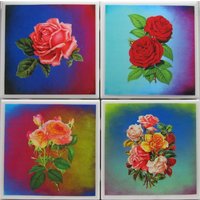 Keramik Fliesen Untersetzer - I Love Roses 4Er Set | 2 Sets Kaufen 1 Kostenlos Erhalten Set, Keramik, Personalisiert, Untersetzer, Marmor Keramik Fliesen Untersetzer - I Love Roses 4Er Set | 2 Sets Kaufen 1 Kostenlos Erhalten Set, Keramik, Personalisiert, Untersetzer, Marmor von MadePerfectCoasters