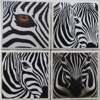 Keramik Fliesen Untersetzer - Zebra Design 4Er Set | 2 Sets Kaufen 1 Kostenlos Erhalten Set, Keramik, Personalisiert, Untersetzer, Marmor Keramik Fliesen Untersetzer - Zebra Design 4Er Set | 2 Sets Kaufen 1 Kostenlos Erhalten Set, Keramik, Personalisiert, Untersetzer, Marmor von MadePerfectCoasters