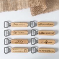 Flaschenöffner | Bieröffner Personalisierung Möglich Kapselheber Männer Frauen Bier Geschenkidee Kleinigkeit Mitbringsel von MadebyEinesTages